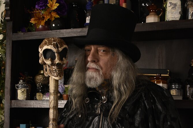 Witch Costume Photo Shoot - Witch Cottage theatrical set - Posing When You Are Camera-Shy