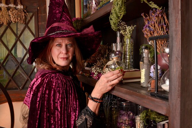Witch Costume Photo Shoot - Witch Cottage theatrical set - Starting at 172 Essex Street in Salem