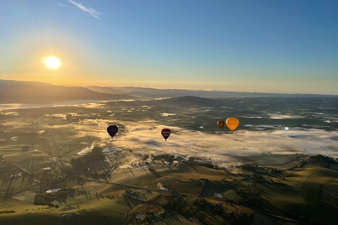 Yarra Valley Sunrise Balloon Flight with GoPro Photos - The possible sights below the basket